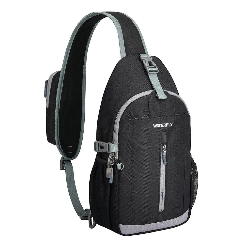 Sling Bag Crossbody Backpack: 8L RFID Anti Theft Cross Body Shoulder